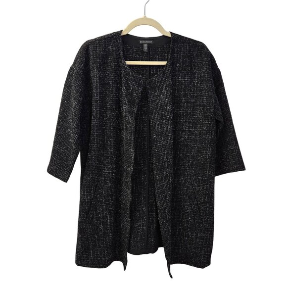 Eileen Fisher Wool Blend Open Jacket Blazer Size Small - Picture 1 of 7